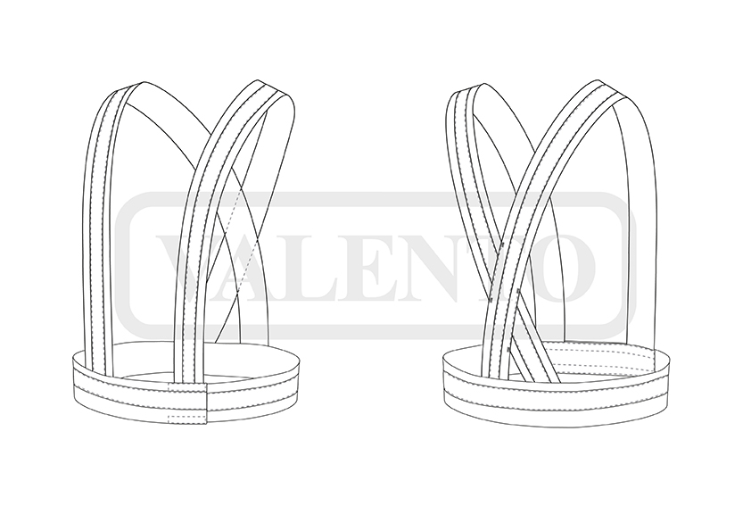 esquema Tirantes Alta Visibilidad DETROIT
