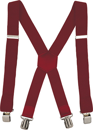 Tirantes TORNASOL rojo loto