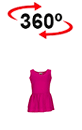 vista 360<sup>0</sup> Abbigliamento da bimbo PARTY