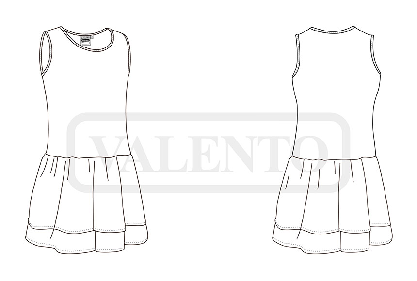 esquema Abbigliamento da bimbo PARTY