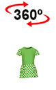vista 360<sup>0</sup> Abbigliamento da bimbo SEVILLANA