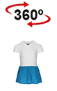 vista 360<sup>0</sup> Vestido infantil SUNNY