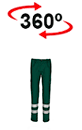 vista 360<sup>0</sup> Pantaloni DRILL