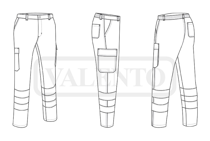 esquema Pantalón DRILL