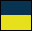 amarillo flúor-azul marino orión